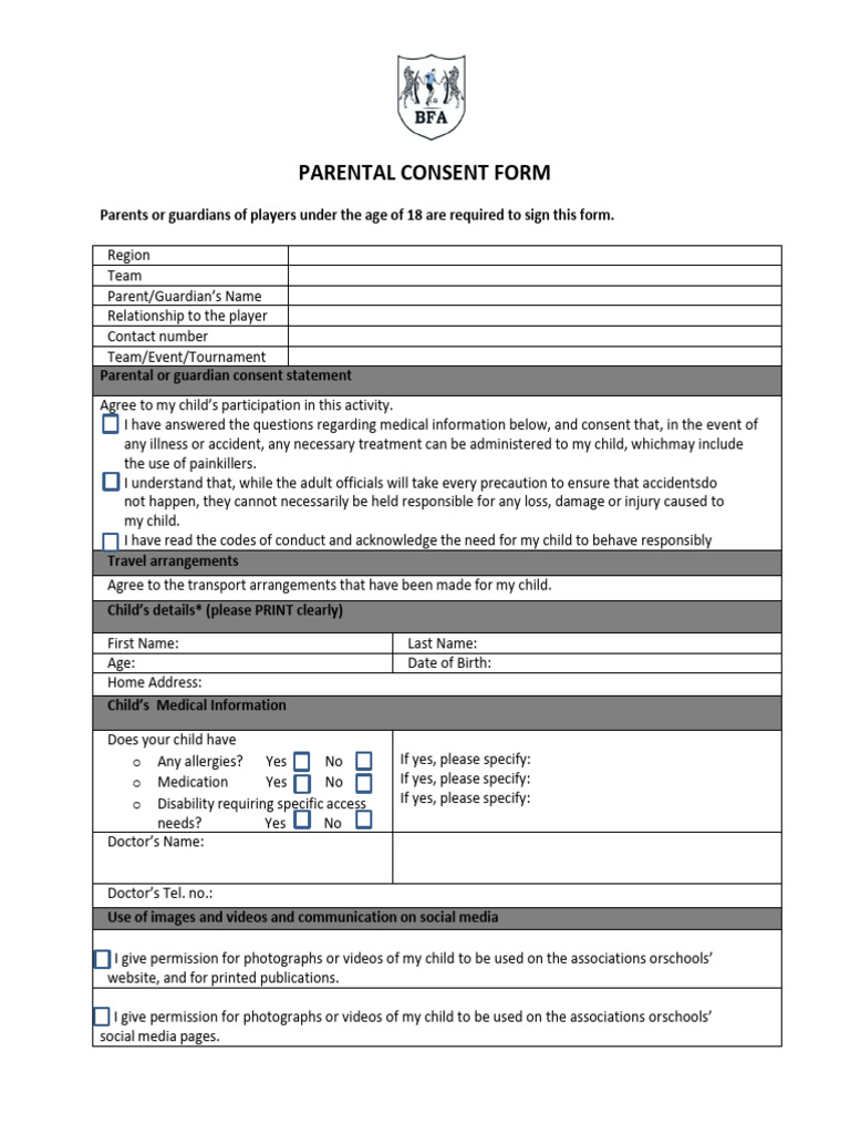 Parent Consent | PDF | Consent | Affidavit
