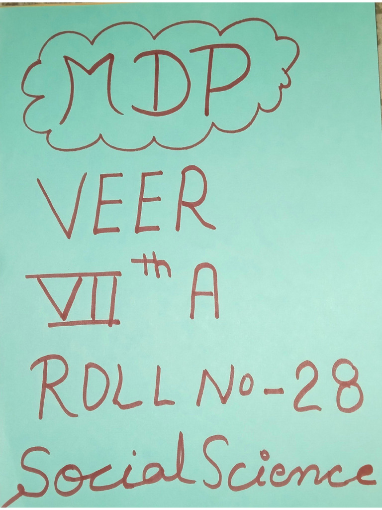 Veer Social Science MDP | PDF