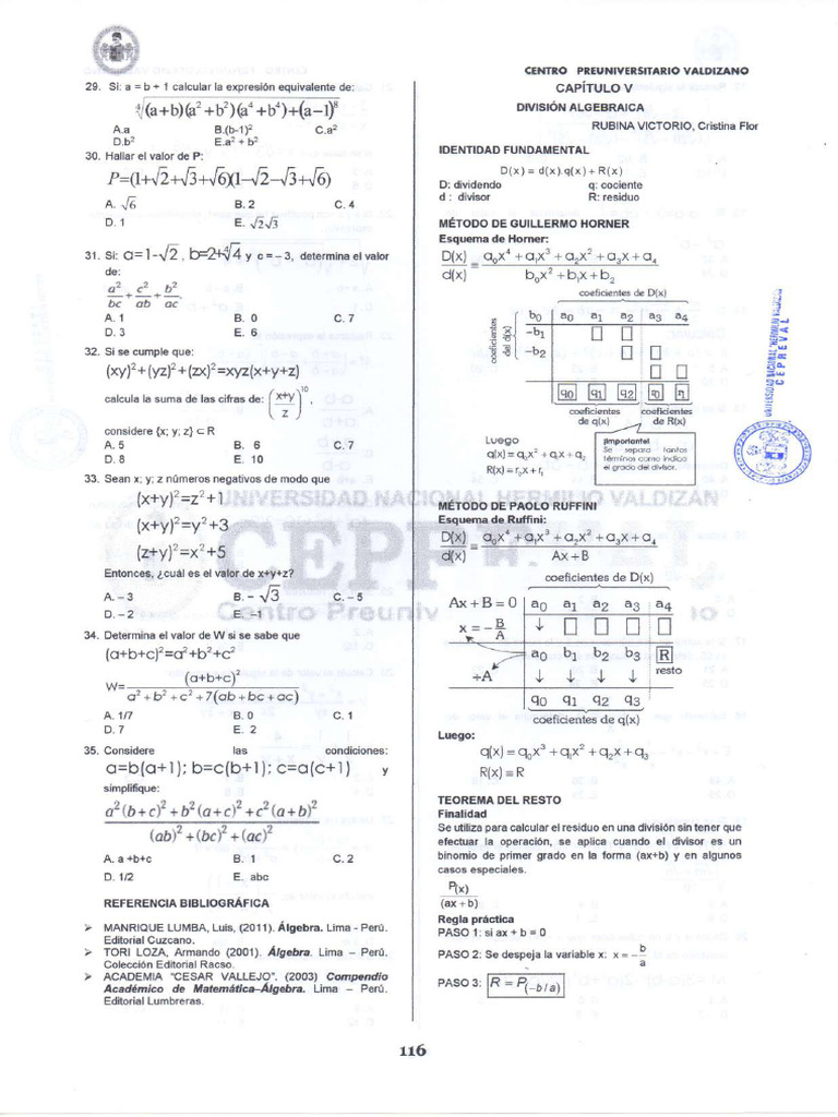 Algebra S5 | PDF