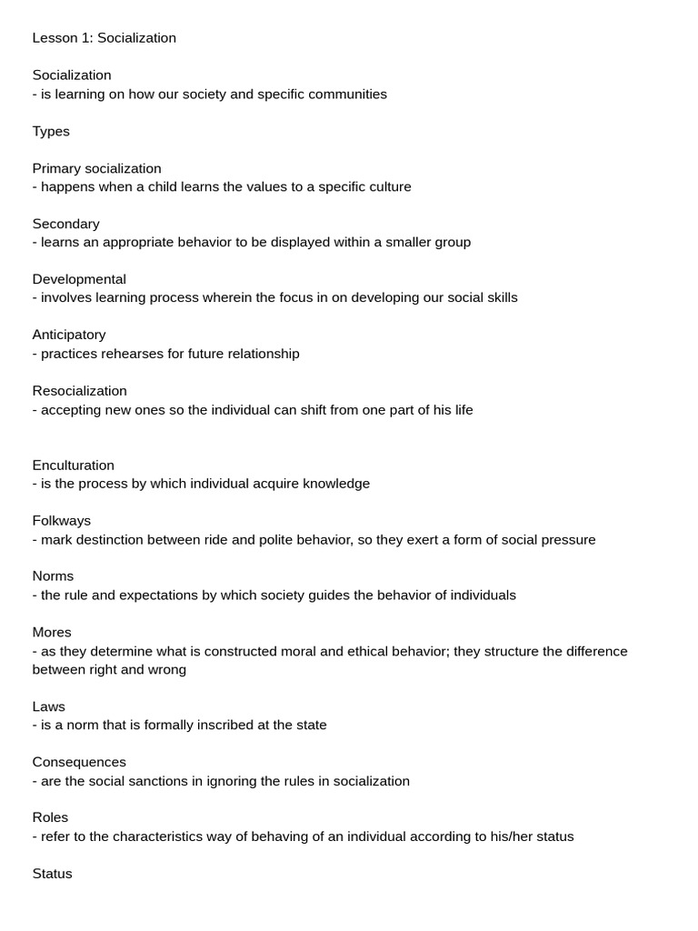 Ucsp-Ultimate-Reviewer - 20251022 072418 0000 | PDF | Socialization ...
