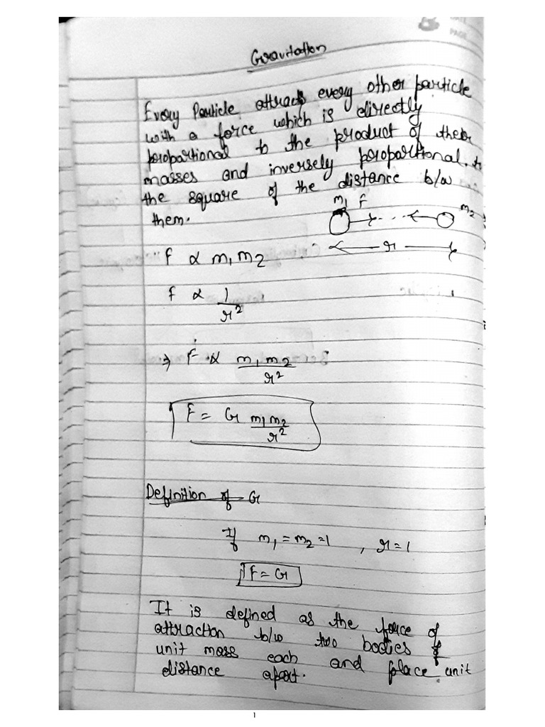 Physics Class XI Notes | PDF