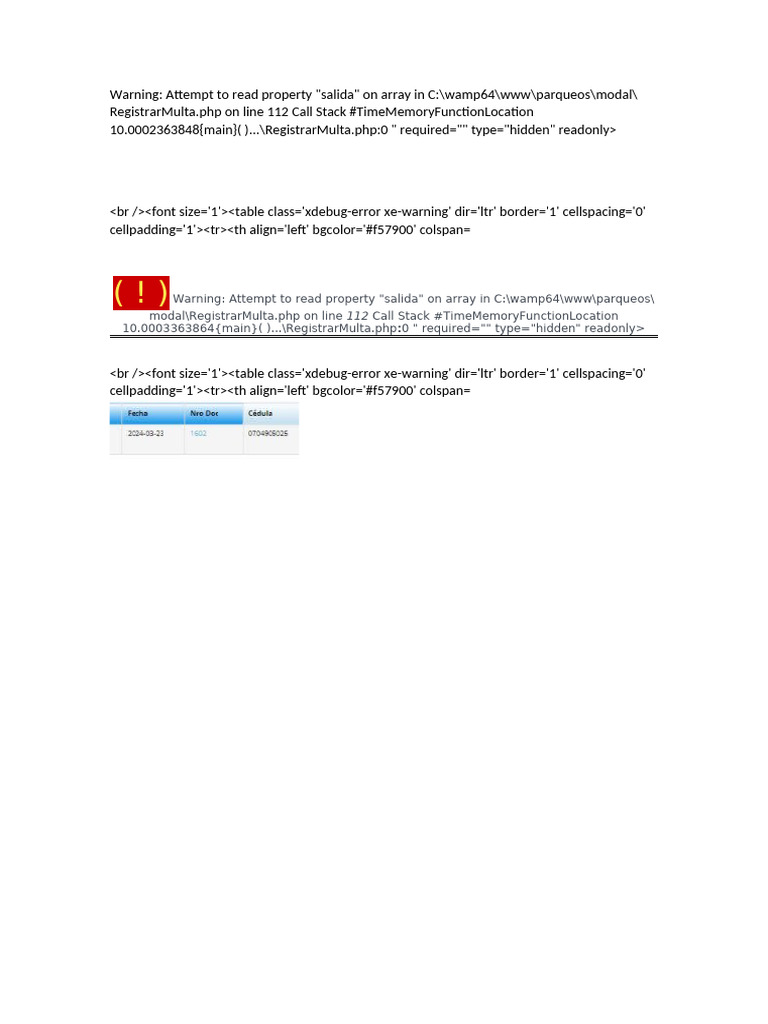 Warning | PDF