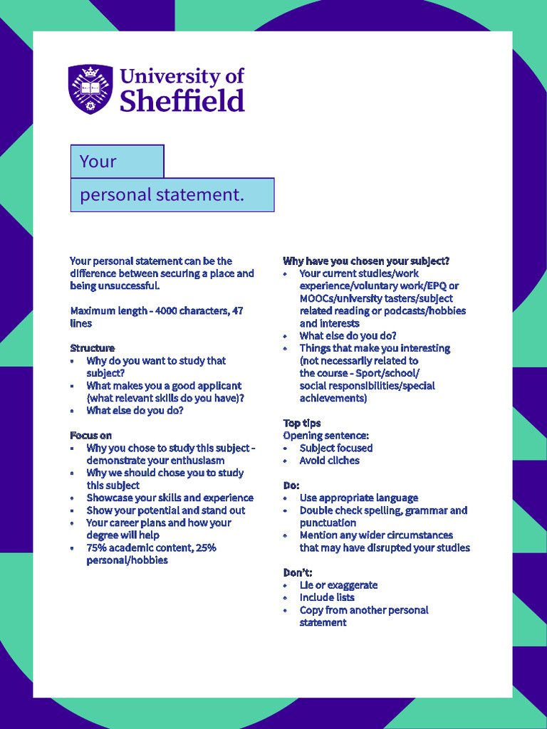 Your Personal Statement | PDF