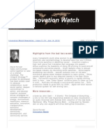 Innovation Watch Newsletter 11.14 - July 14, 2012