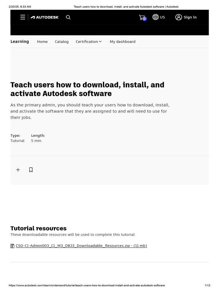 How To Download, Install, and Activate Autodesk Software | PDF ...