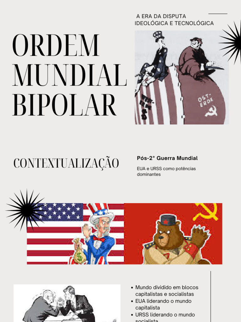 Ordem Mundial Bipolar e Nova Ordem Mundial - Trabalho de Geografia ...