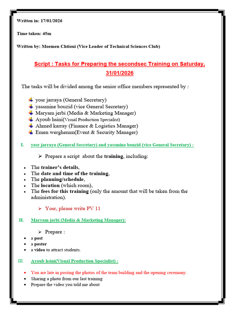 Second Script | PDF