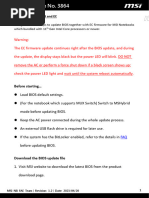 MSI EC Firmware Update Guide | PDF | Laptop | Personal Computers