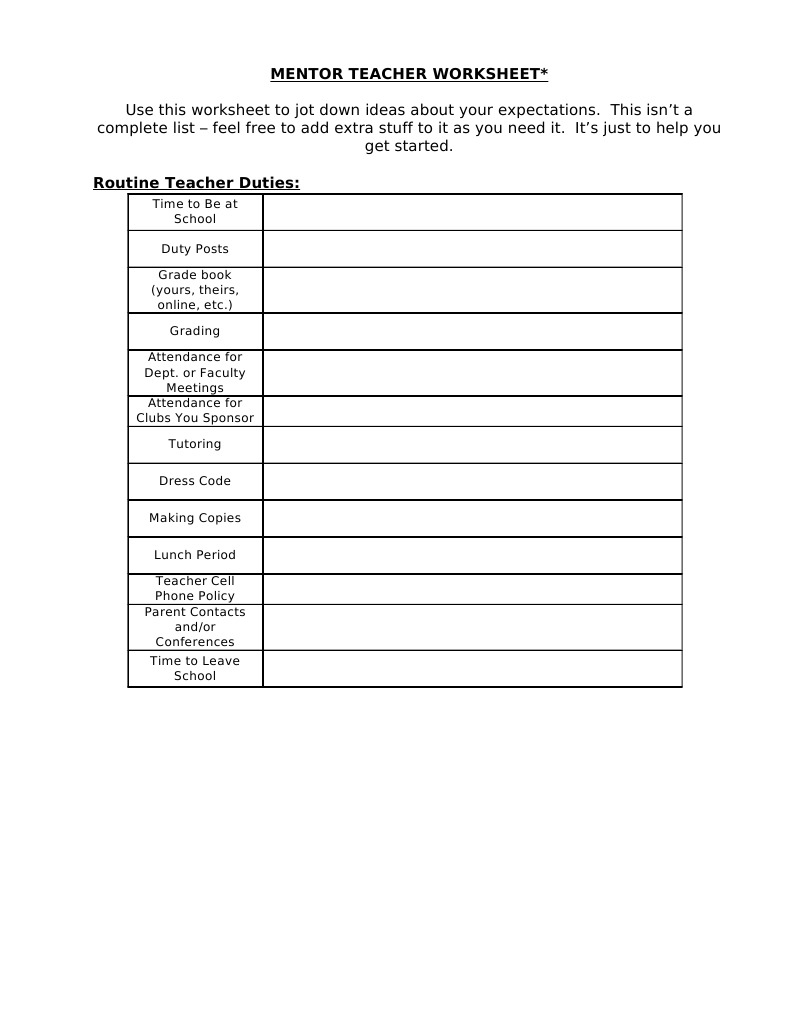 Mentoring program activities image