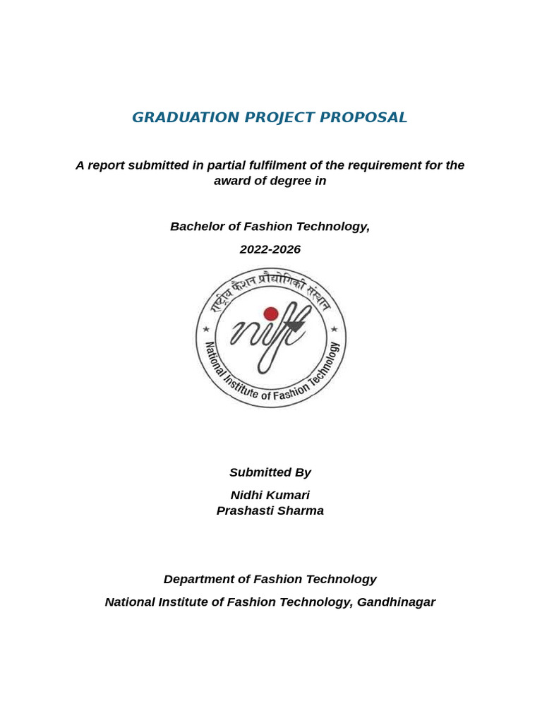 Graduation Project Proposal | PDF