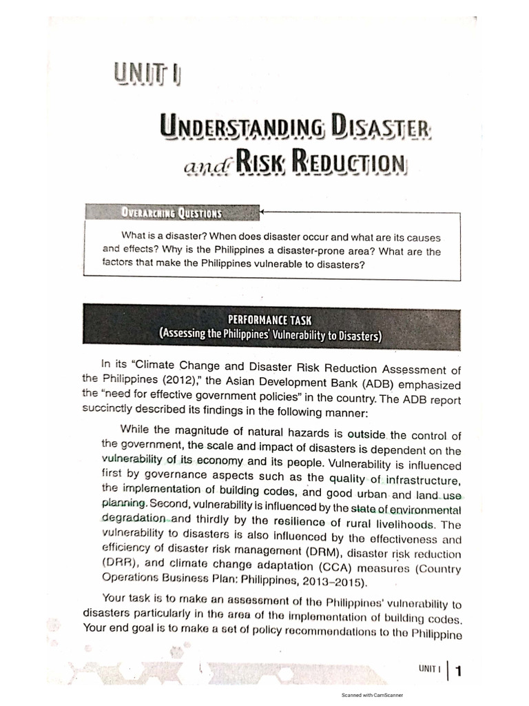 DRRR Lecture 1 | PDF