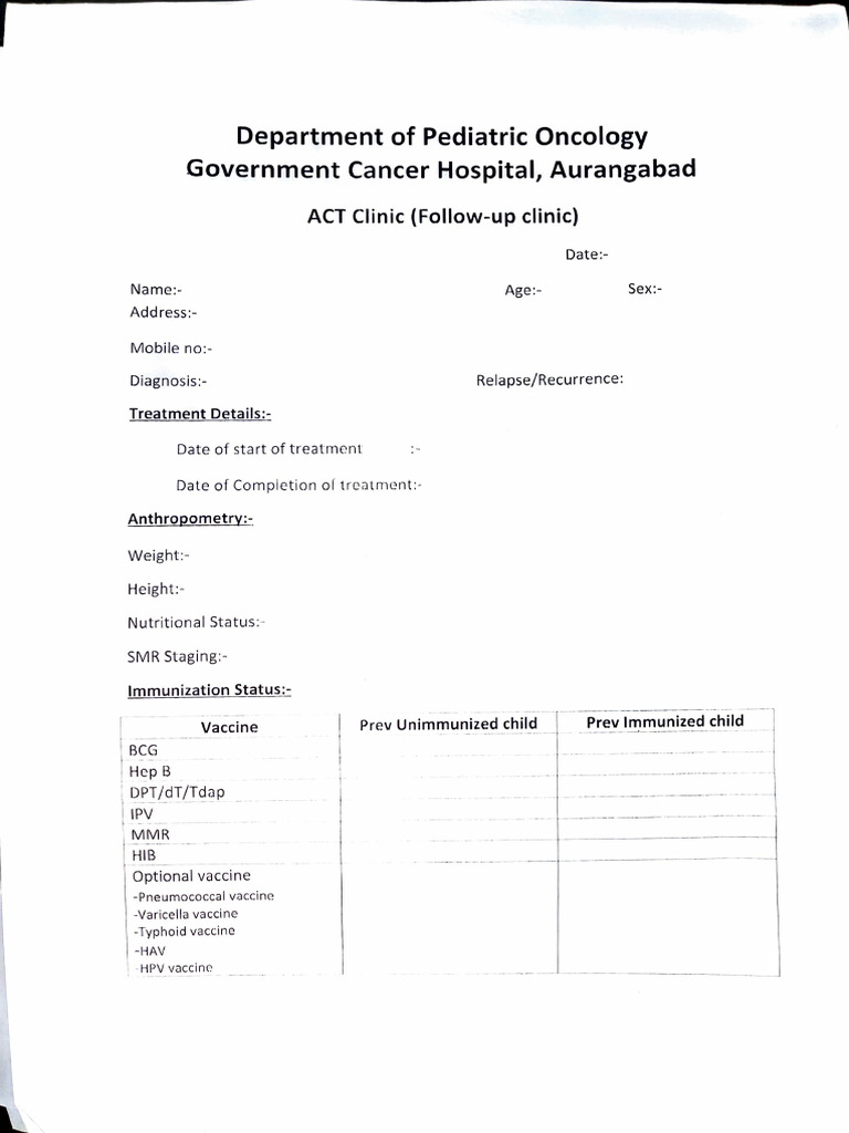 Act Form | PDF
