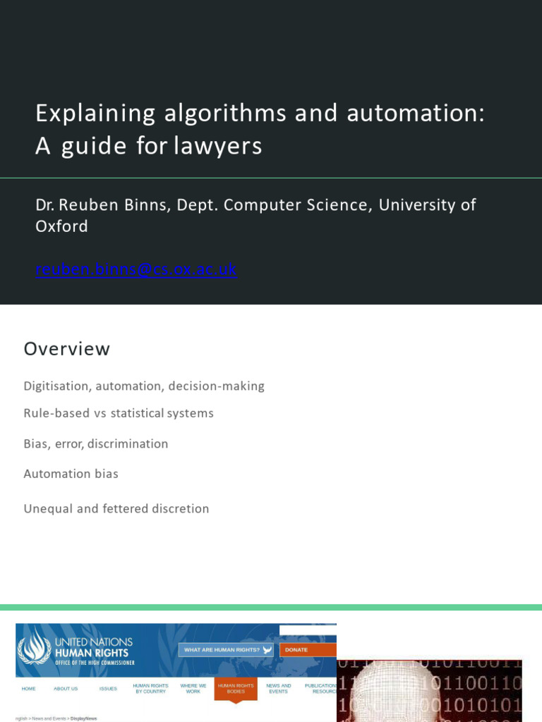 Explaining Algorithms and Automation | PDF | Type I And Type Ii Errors ...