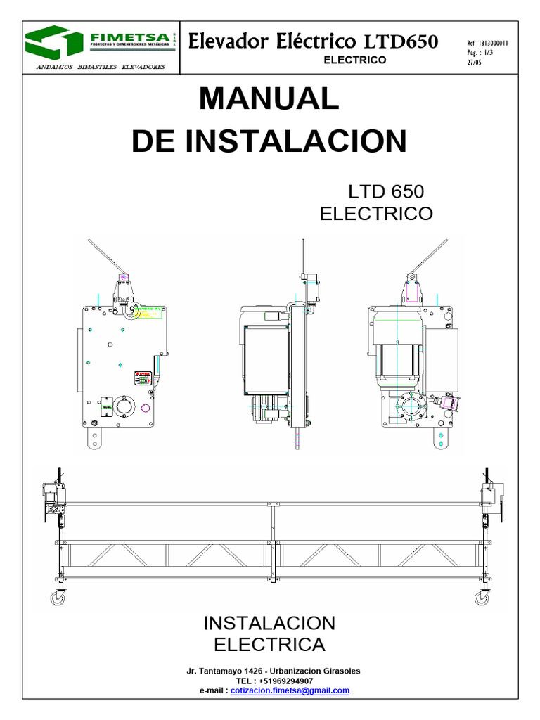 Ltd630 Instalacion Electrica | PDF | Ingenieria Eléctrica | Electricidad
