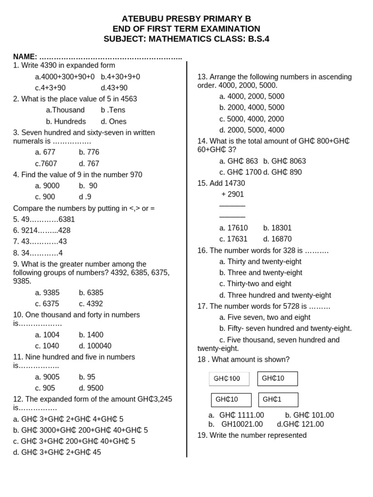 Primary 4 - Maths | PDF | Chess Theory | Chess