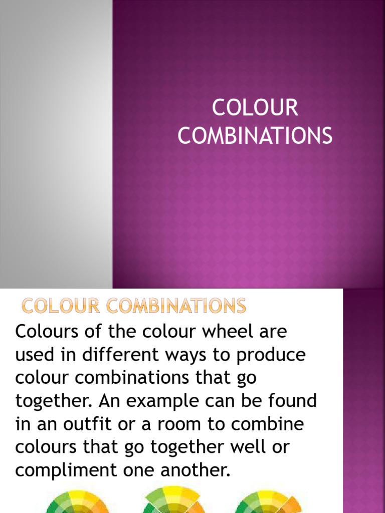 Colour Combinations | PDF
