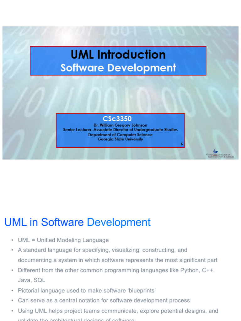Software Dev UML Intro 6 | PDF | Unified Modeling Language | System