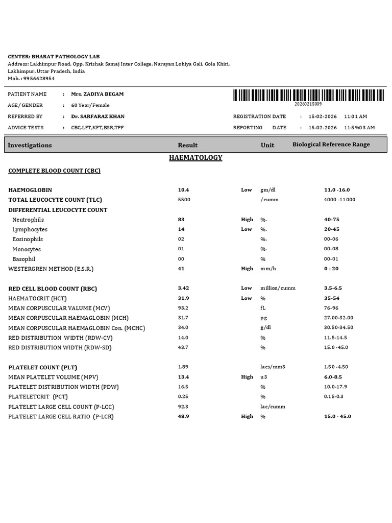 Zadiya Begam 20260215009 | PDF | White Blood Cell | Immunology