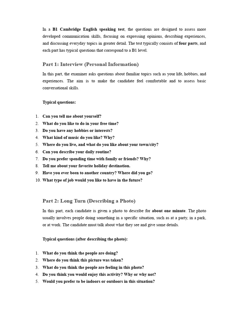 Speaking b1 | PDF | Coffeehouse | Human Communication