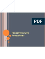 Presenting With Powerpoint Presentation
