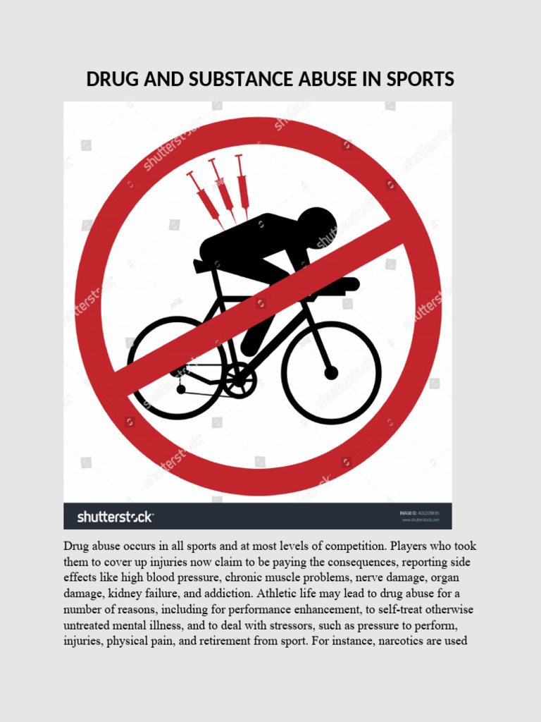 Drug and Substance Abuse in Sports | PDF | Doping In Sport | Clinical ...