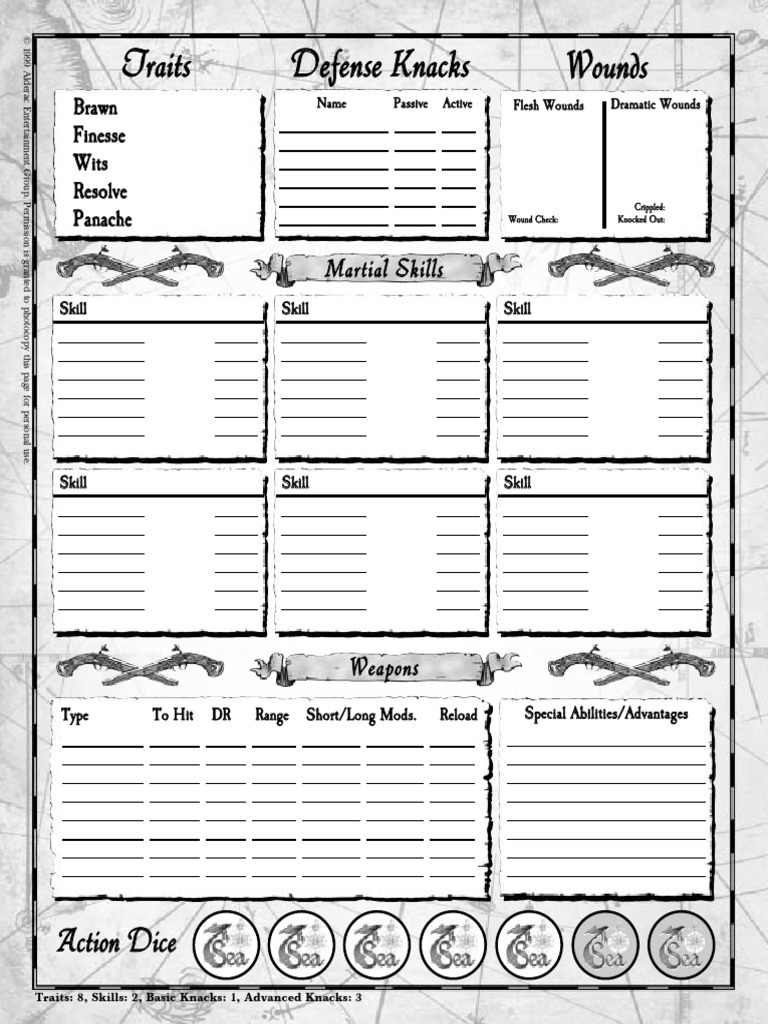 Character Info Page 04 | PDF | Tabletop Games | Role Playing Games