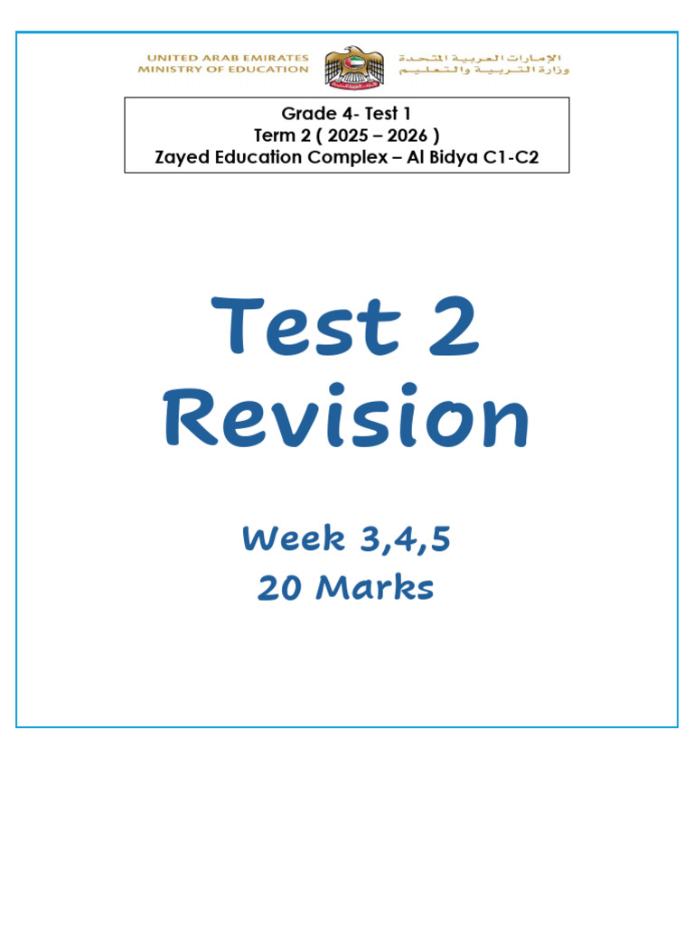 Test 2 Revision | PDF