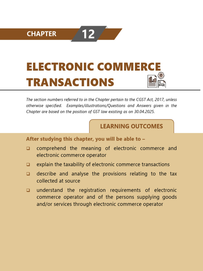 12 Electronic Commerce Transactions | PDF | E Commerce | Taxes