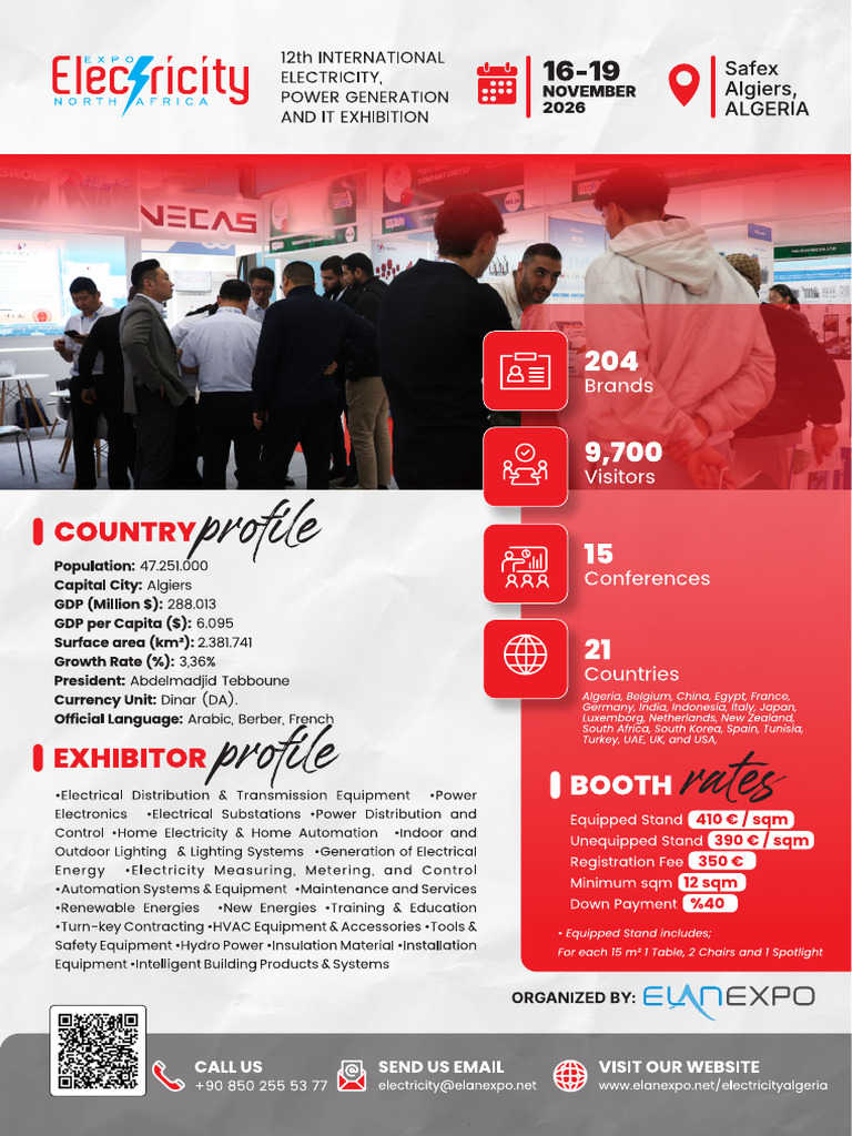 Electricity Algeria Factsheet | PDF
