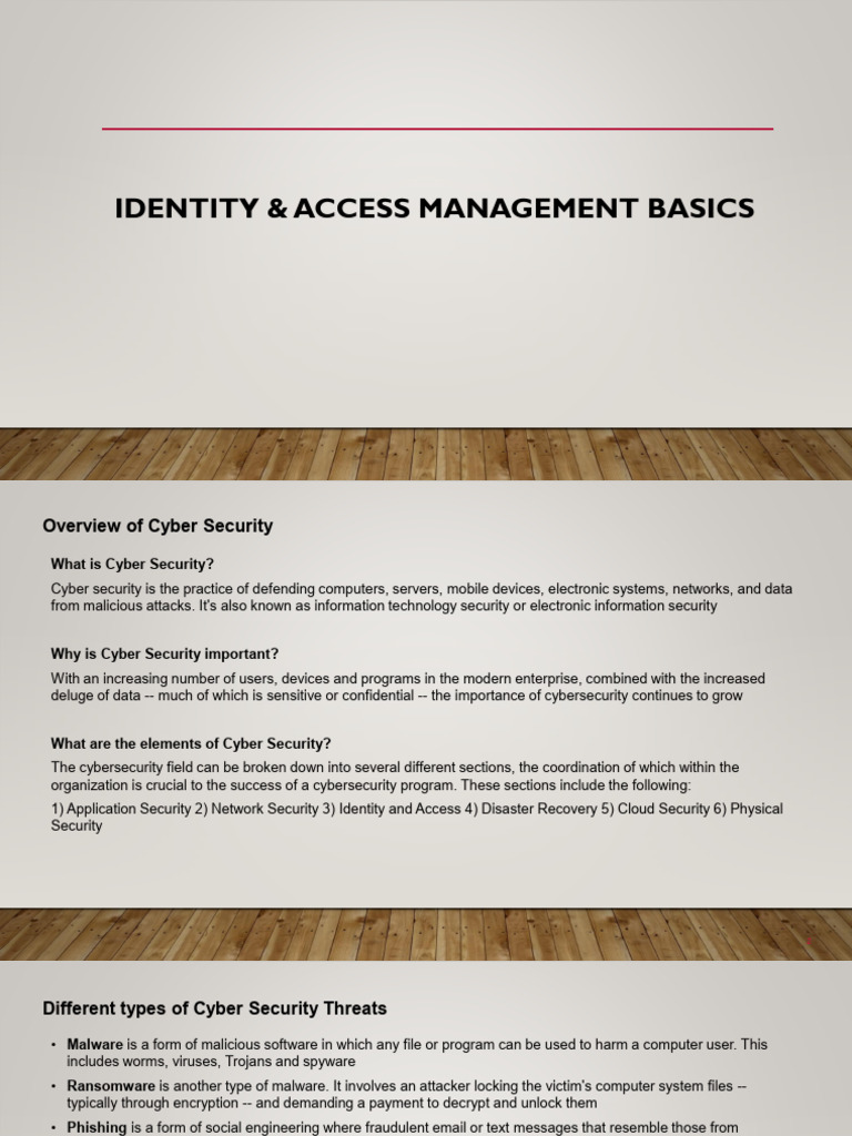 Basics of Identity and Access Management | PDF | Security | Computer ...