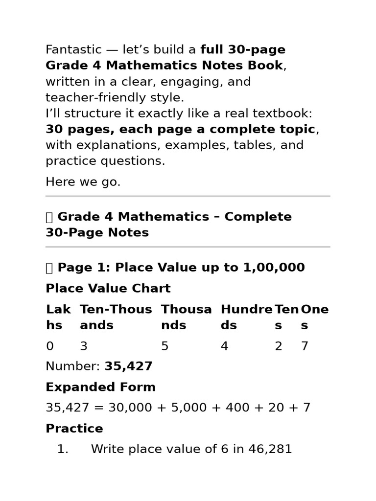 Grade 4 | PDF | Mathematics