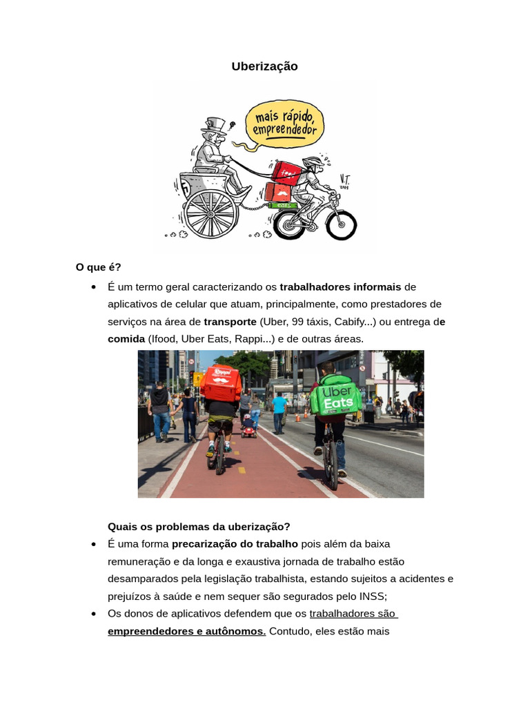 Uberização | PDF