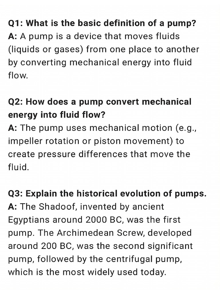 Pump | PDF