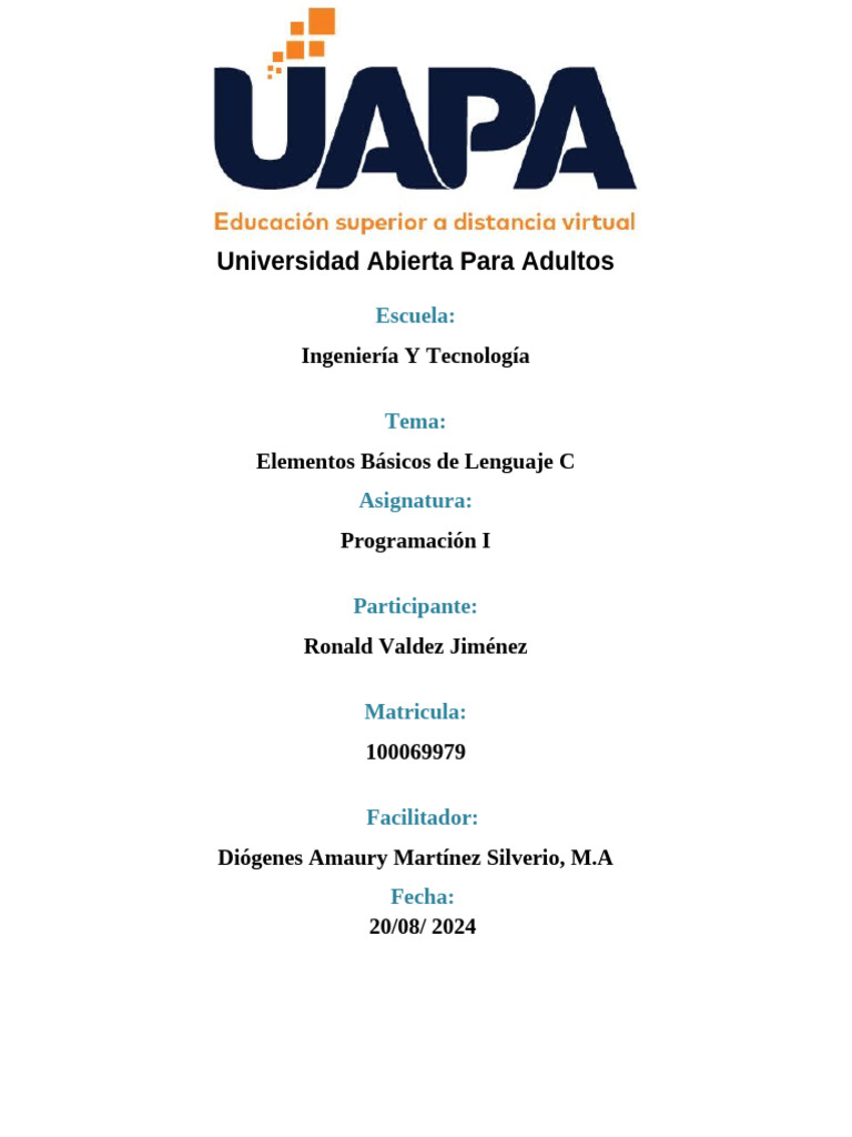 Programacion Tarea 02 | PDF | Programa de computadora | Programación
