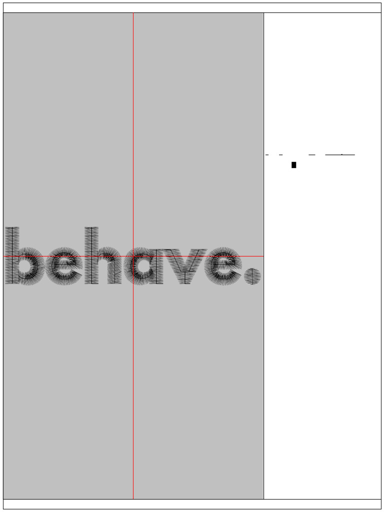 Behave | PDF | Textile Arts | Needlework