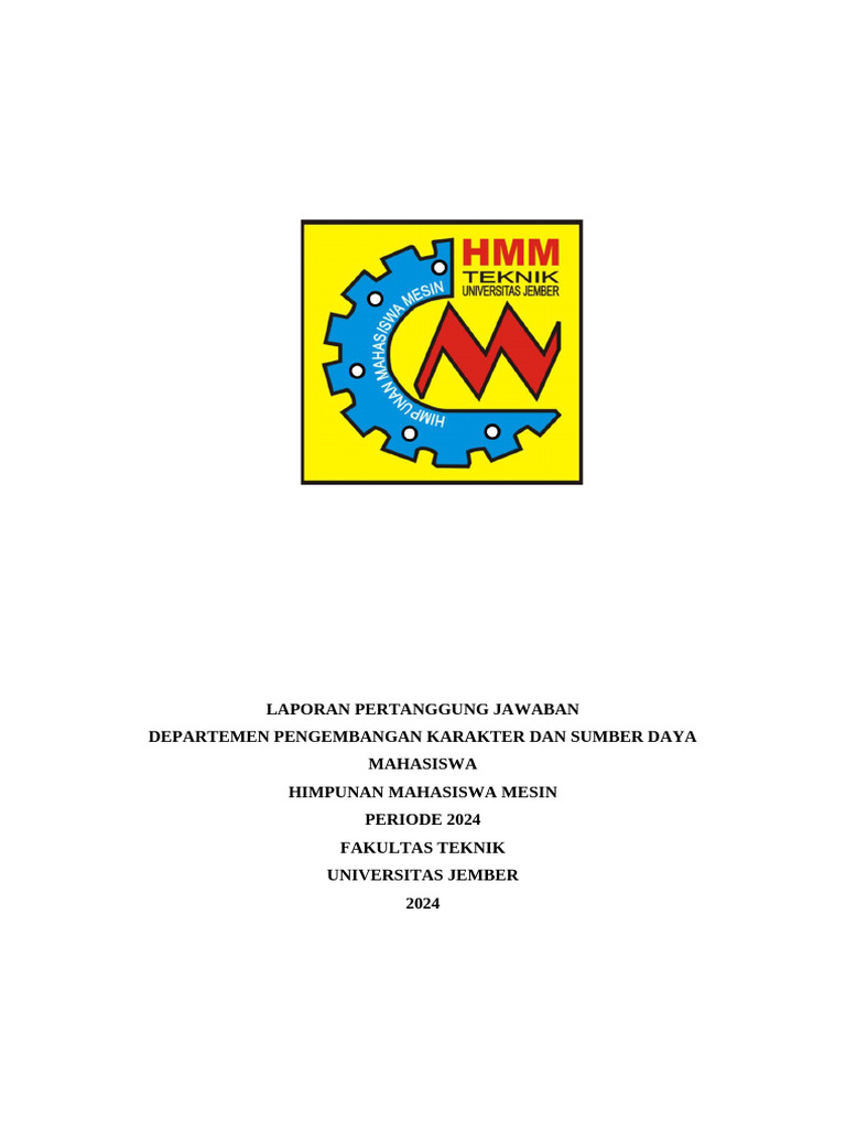 Format LPJ HMM 2024 - PKSDM | PDF