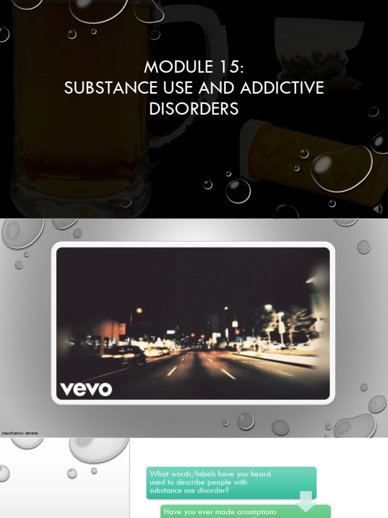 Module 15 Substance Use and Addictive Disorders 2025TAUDIO | PDF ...