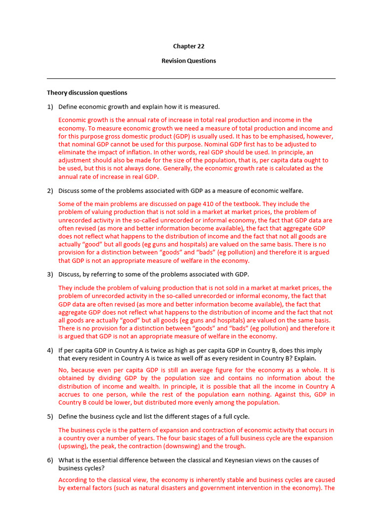 Chapter+22+ +Part+B+Memo | PDF | Gross Domestic Product | Consumption ...