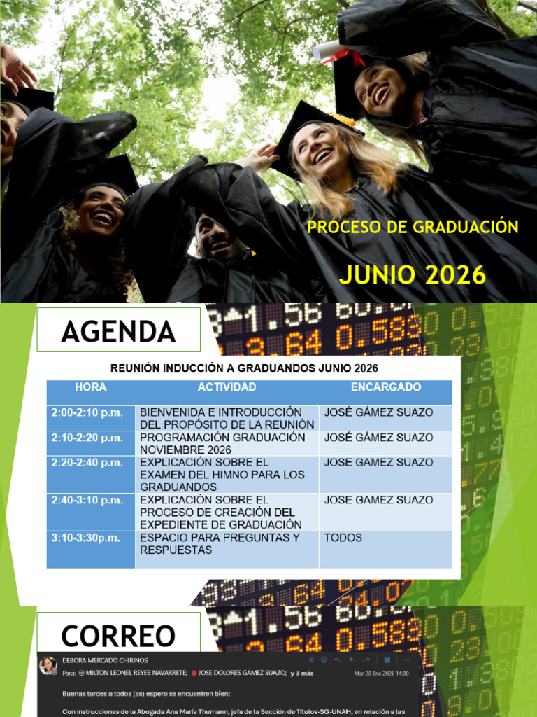 Proceso de Graduación Estudiantes | PDF