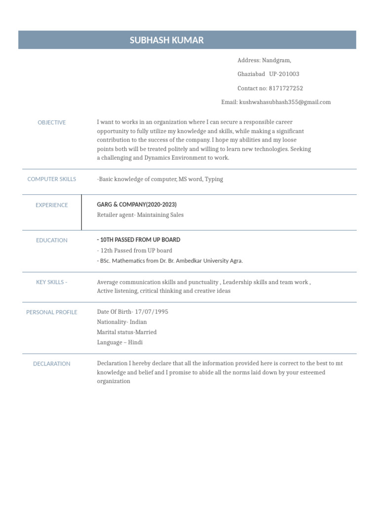 Subhash | PDF