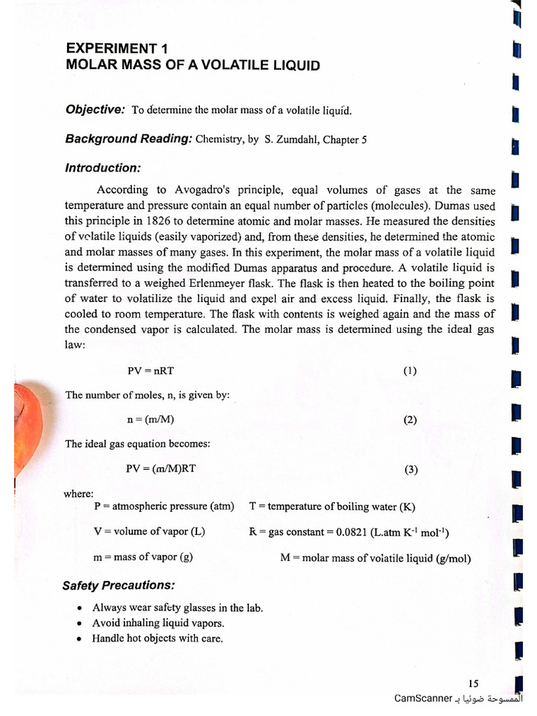 Experiment 1 | PDF