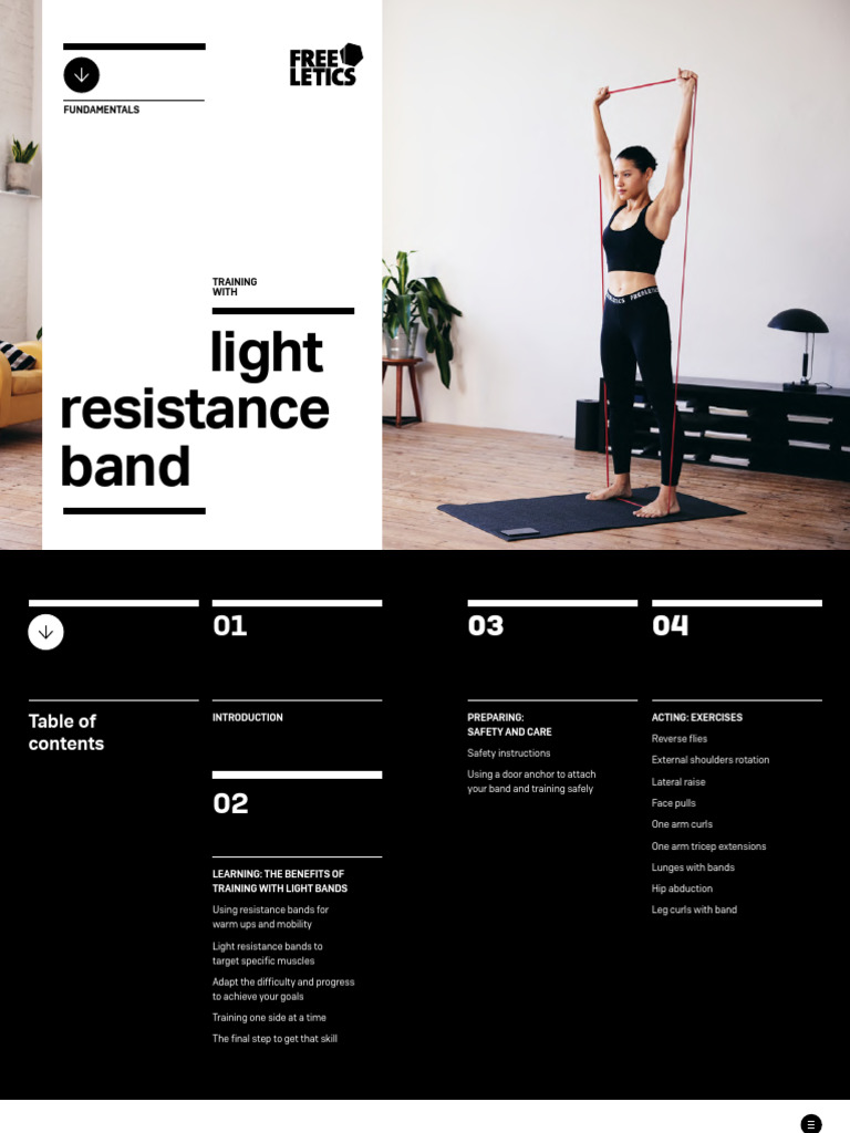 EN - Training With Light Resistance Band - Freeletics E-Book-Merged ...