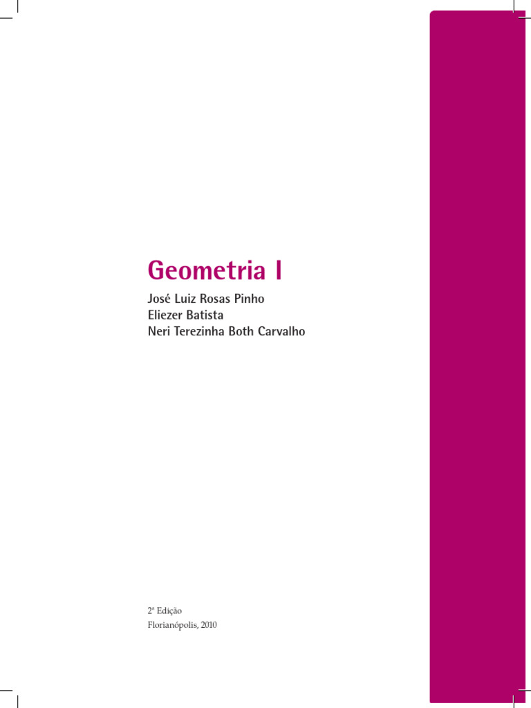 Geometria I | PDF | Axioma | Geometria