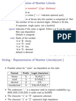 Verilog Number Literals