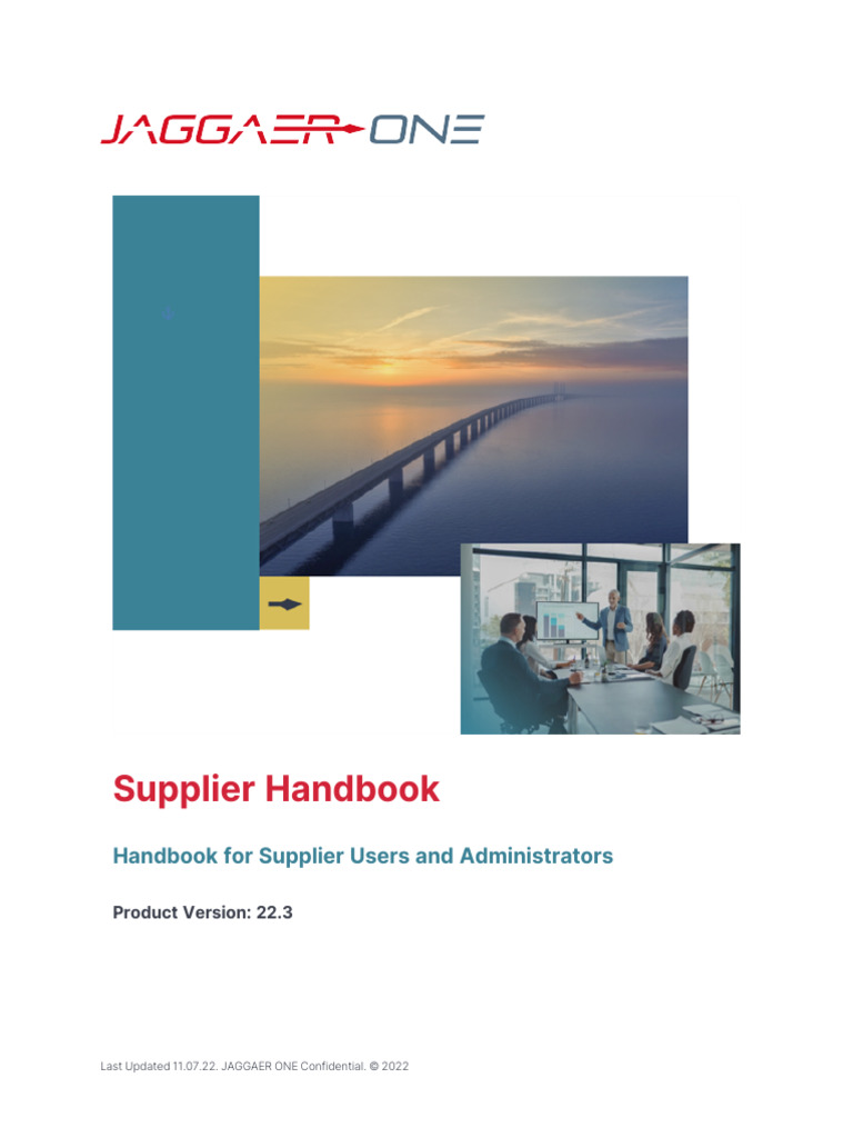 JA Supplier Handbook | PDF | Access Control | Computer Access Control