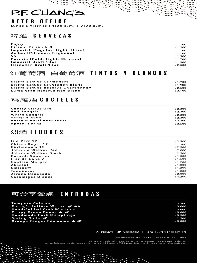 Menu After Office CR | PDF