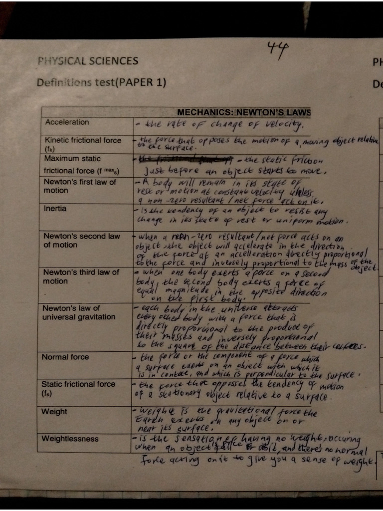 Physics Notes | PDF