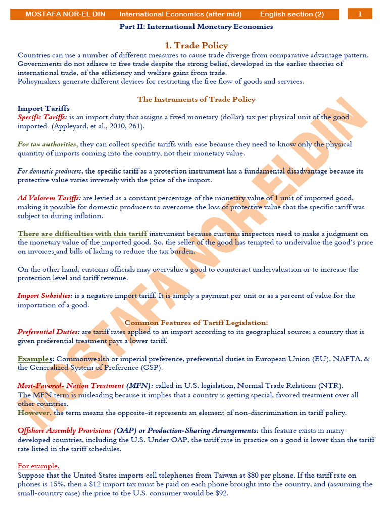 International Trade After Mid | PDF | Balance Of Payments | Economic ...