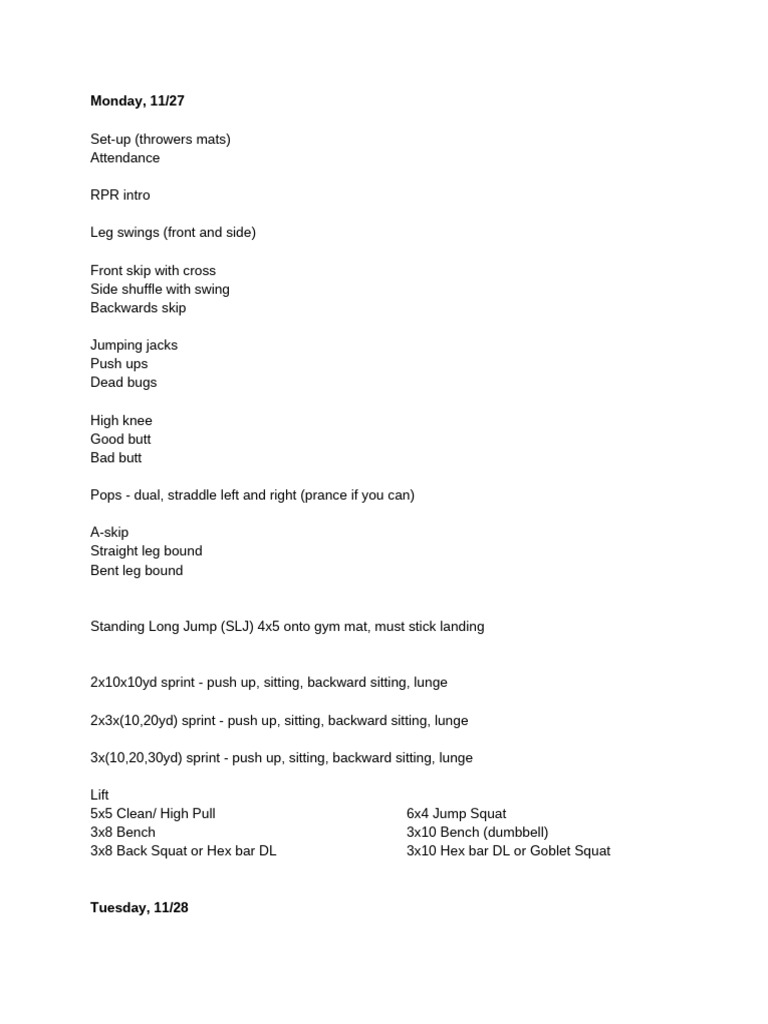 Sprinter Workouts 23-24 | PDF | Physical Fitness | Physical Exercise
