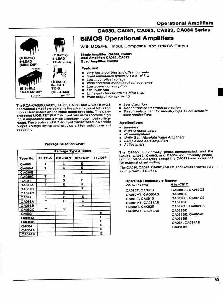 Ca080 Ca081 Ca082 Ca084 | PDF